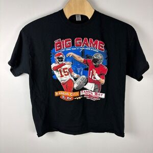 Kansas City Chiefs Tampa Bay Buccaneers The Big Game T Shirt 2XL